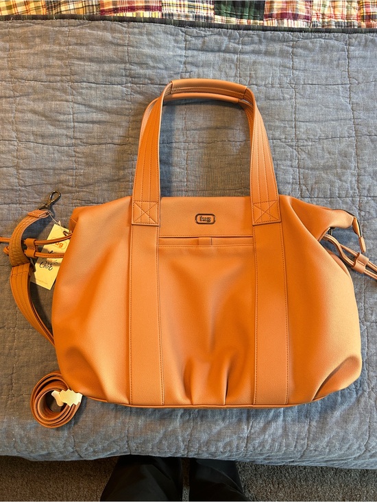 lug Handbags - LUG Light Pink Leather-Look Tote Bag with Removable Strap Piper
